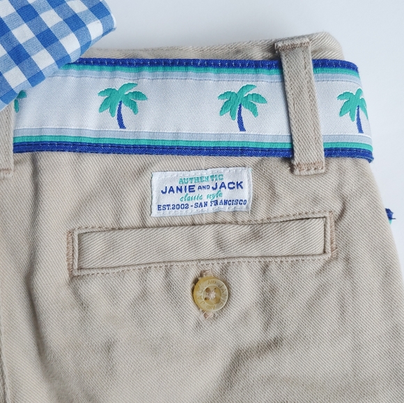 Janie and Jack Other - Janie and Jack Khaki Shorts with Belt - 2T